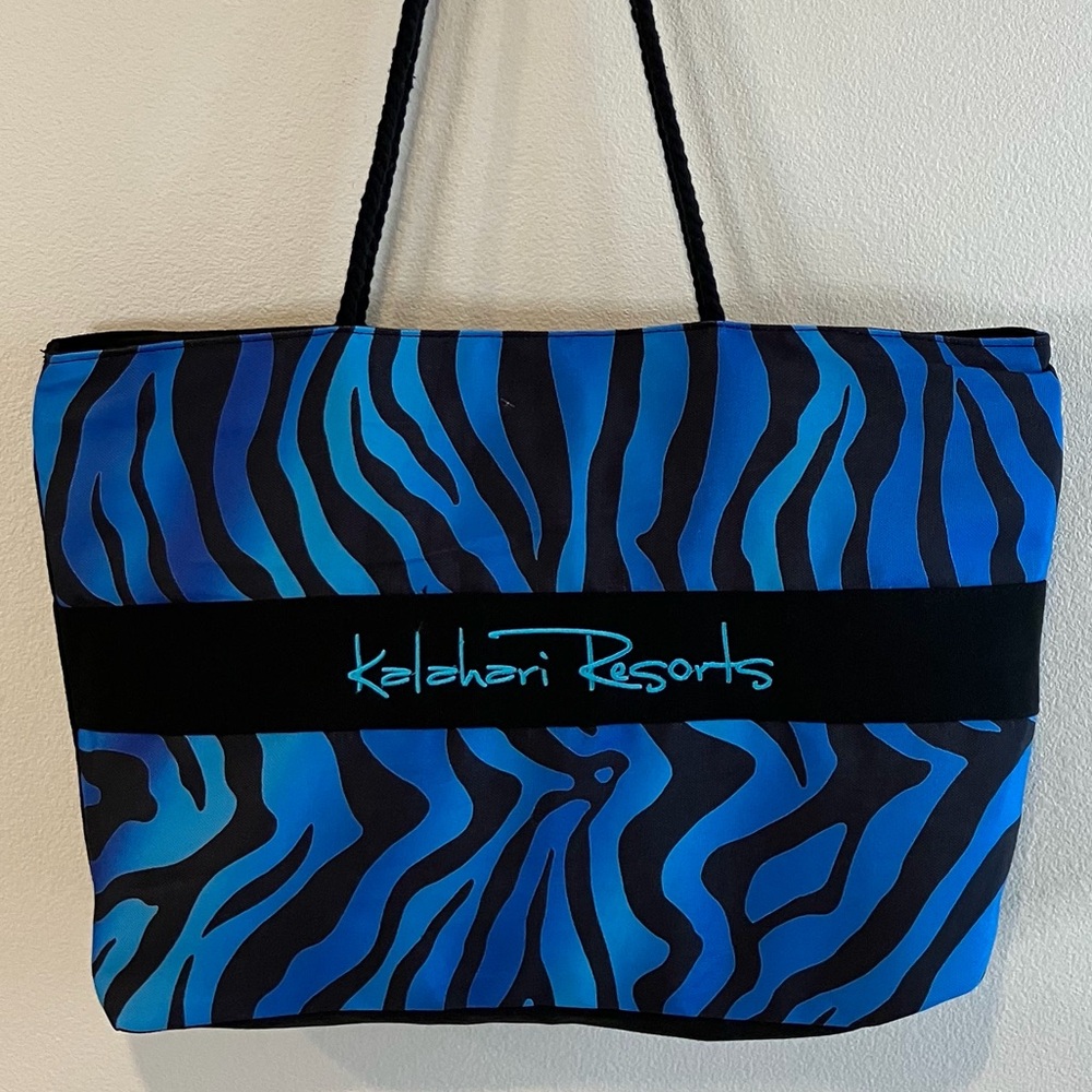 🔴 Art & Sol | Blue Zebra Print